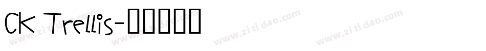 CK Trellis字体转换